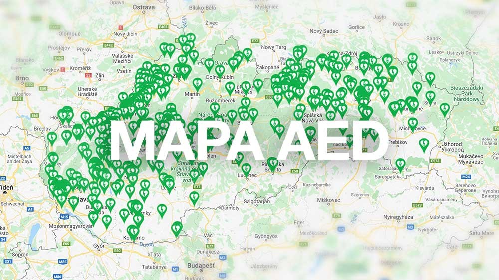 Zverejnili sme Mapu AED